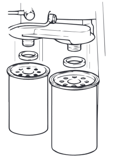 Schimbați uleiul motorului și filtrul